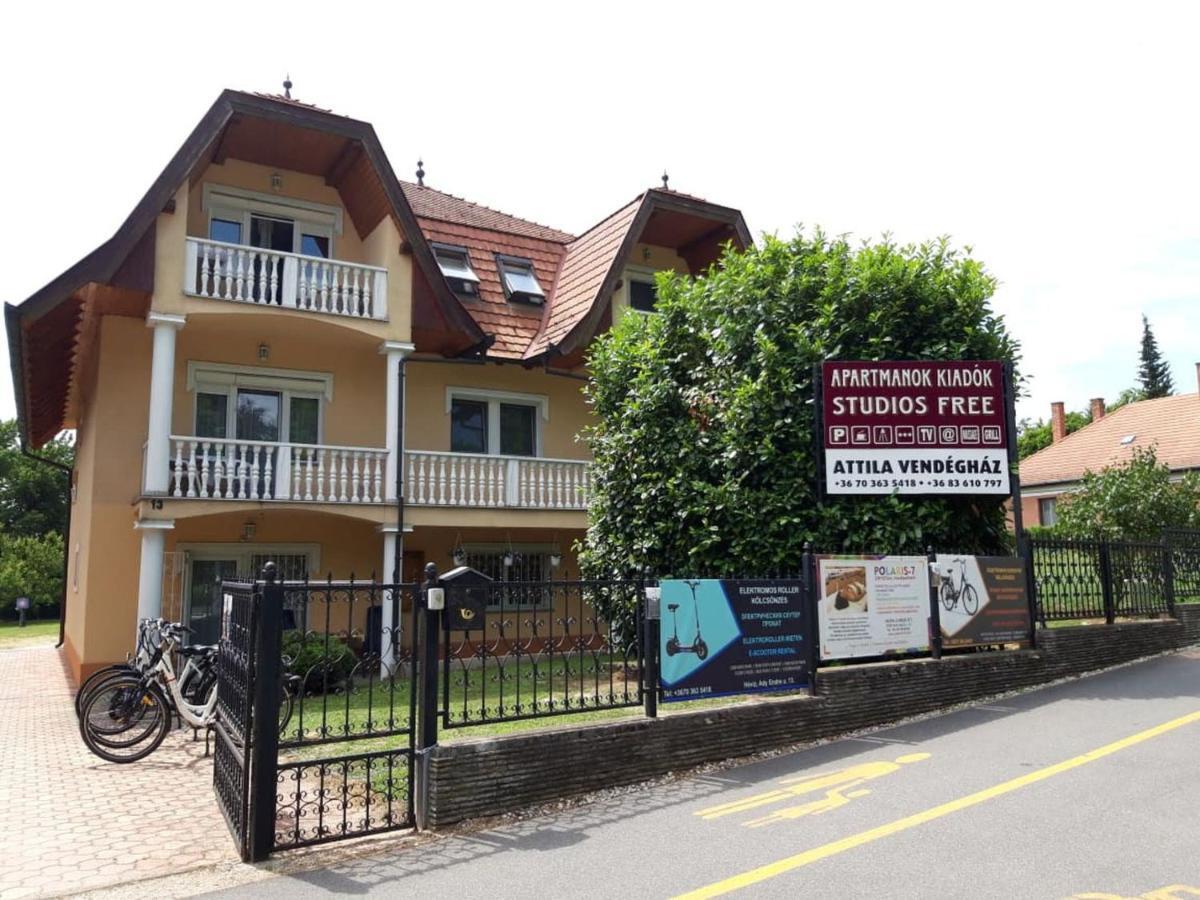 Attila Vendeghaz Appartement Hévíz Buitenkant foto